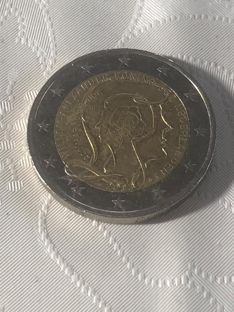 Herdenkingsmunt van 2 euro 2013 Nederland gebruikt in goede, Ophalen of Verzenden, Overige landen, 2 euro, Losse munt