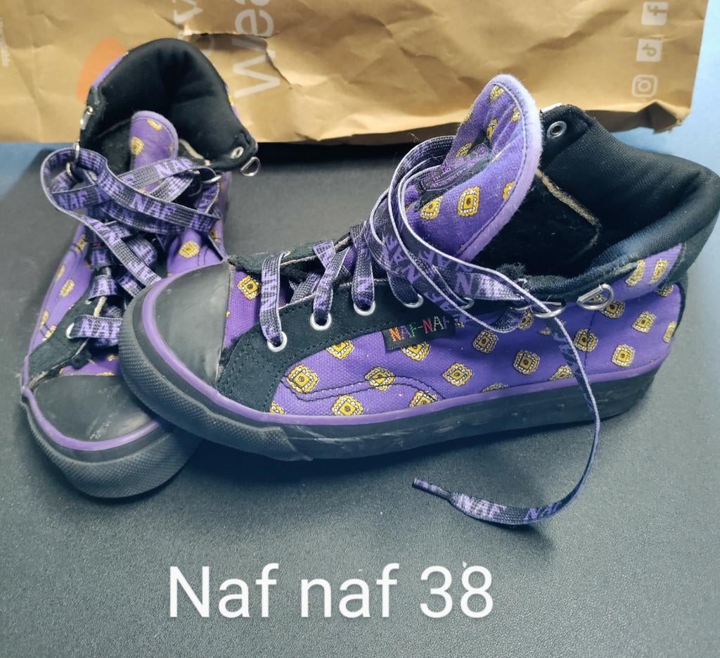 Basket schoen naf naf 38 Nieuw, Vêtements | Femmes, Chaussures, Enlèvement ou Envoi, Comme neuf