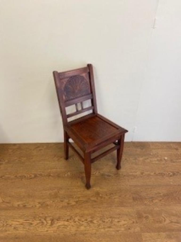 12 thonet horeca HUTTEN antieke stoelen bistro met PRINT lot, Ophalen of Verzenden