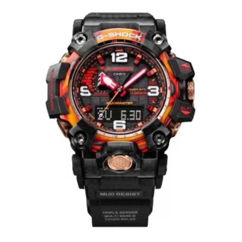 Casio G-SHOCK 40th anniversary Flare Red NIEUW ZELDZAAM, Waterdicht, Kompas, Nieuw, Rood