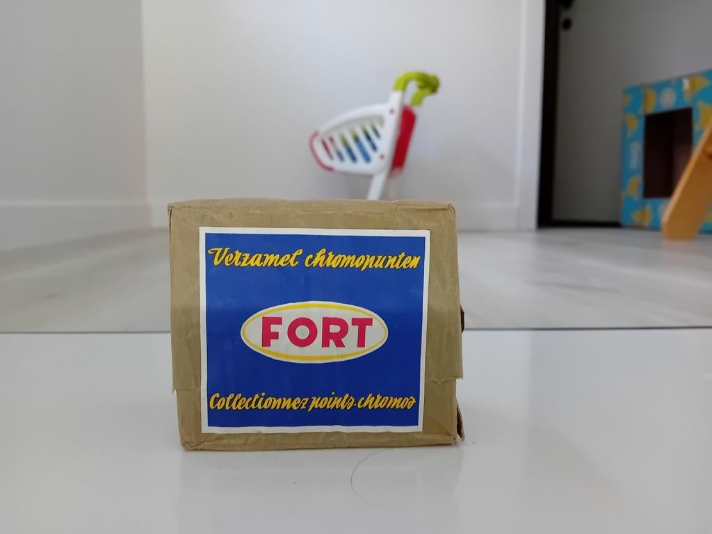 Pak oude vintage luciferdoosjes fort magarine en koffie, Ophalen of Verzenden, Zo goed als nieuw