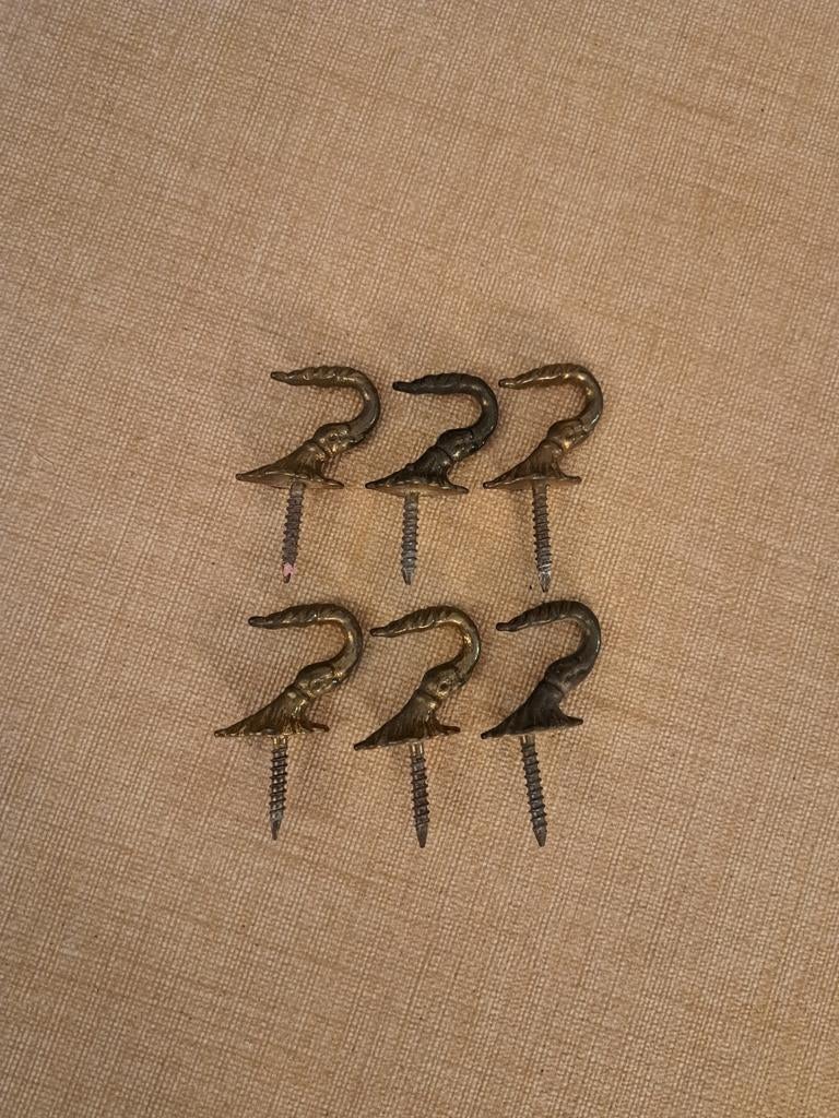 6 decoratieve wandhaken, Huis en Inrichting, Ophalen, Gebruikt