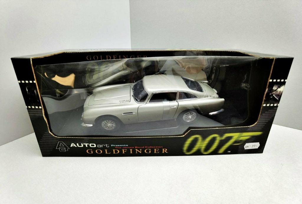 JAMES BOND 007 ASTON MARTIN DB5 1/18 AUTO ART S Neuve+Boite, Hobby & Loisirs créatifs, Voitures miniatures | 1:18, Neuf, Voiture