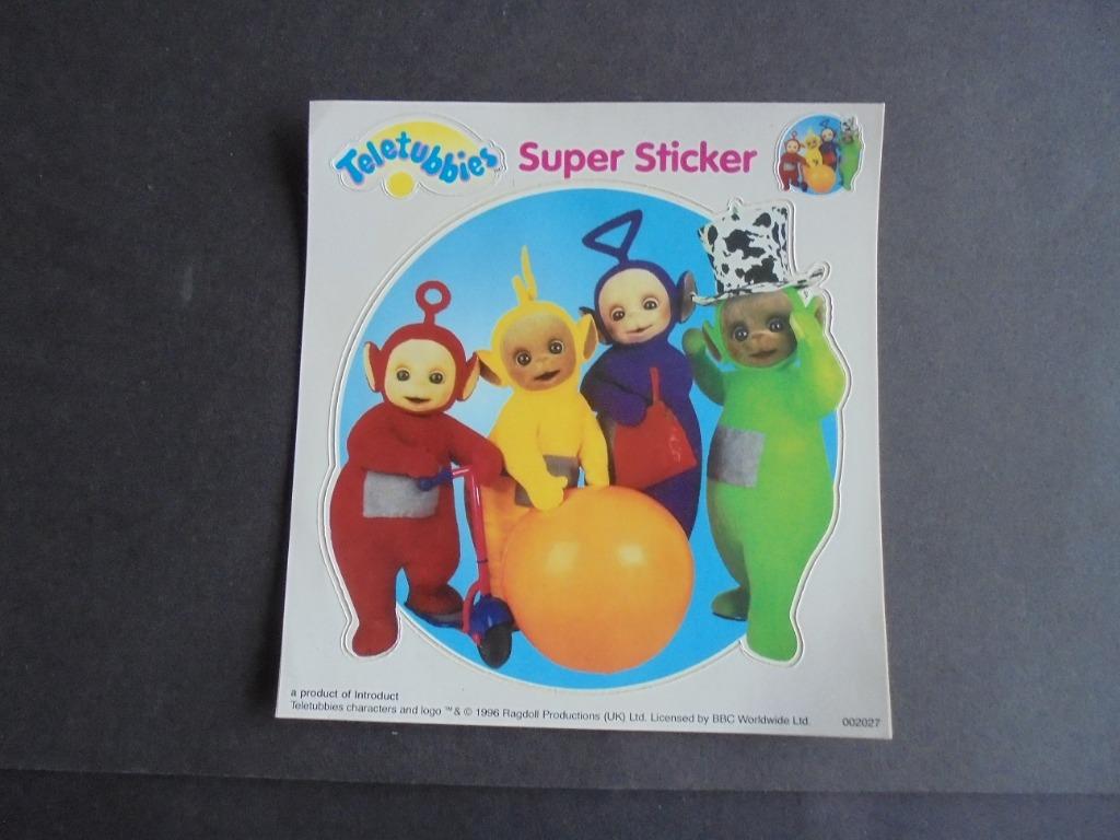autocollant Les Télétubbies, Envoi, Neuf, Cinéma, Télévision ou Audiovisuel