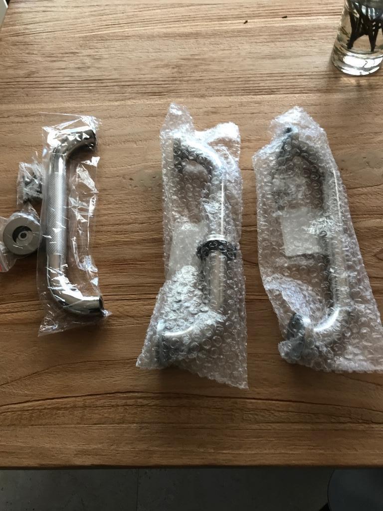 Badsteun, Ophalen of Verzenden, Nieuw, Chroom, Bad