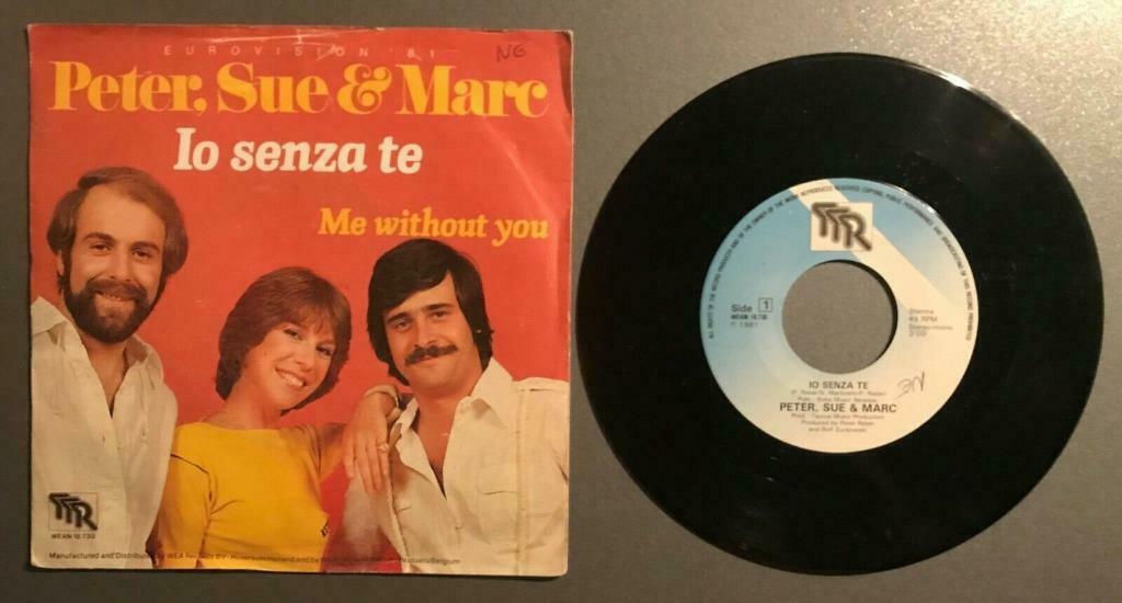 Vinyle de Peter, Sue & Marc (EUROVISION 1981) -, Cd's en Dvd's, Vinyl Singles, Ophalen of Verzenden, Gebruikt, Overige genres