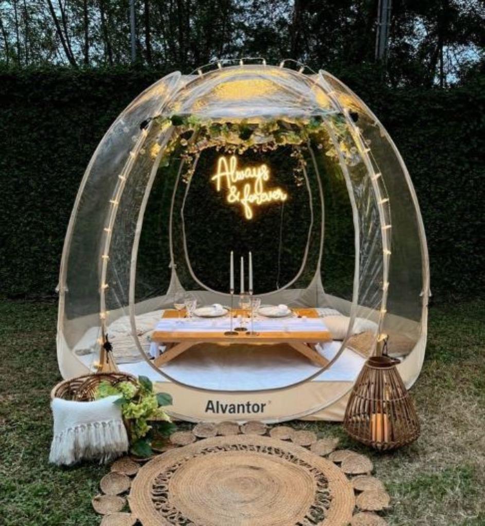 bubbel tent te huur, verhuur, feest, party, verjaardag, Enlèvement, Utilisé