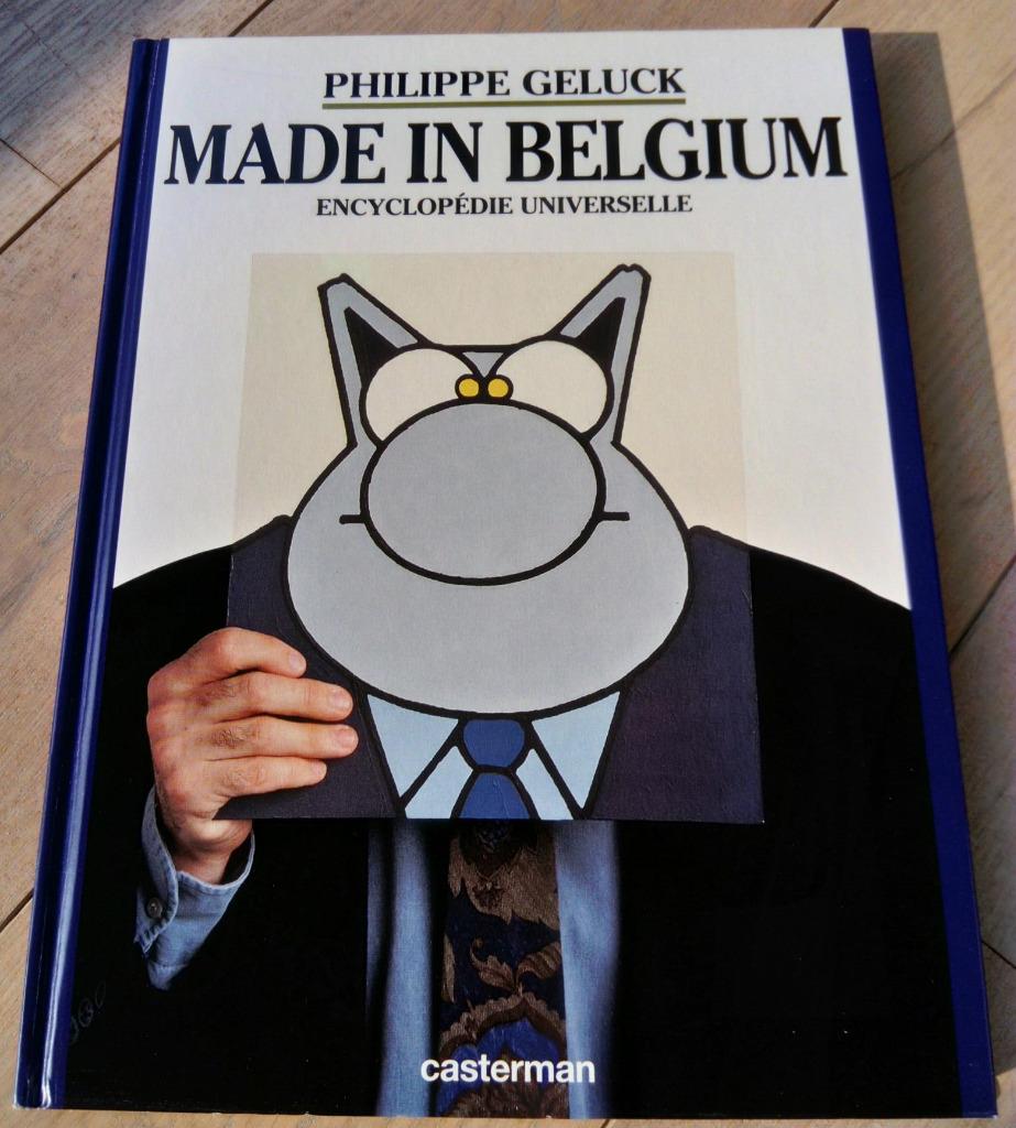 Geluck le CHAT Made in Belgium Enclyclo. Universel 1edition, Neuf, Philippe Geluck, Une BD, Enlèvement