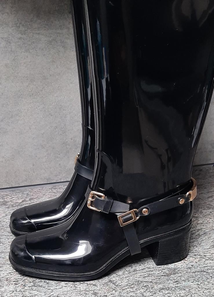 Jimmy Choo/regen laarzen/maat 37, Zwart, Ophalen of Verzenden, Jimmy Choo, Regenlaarzen