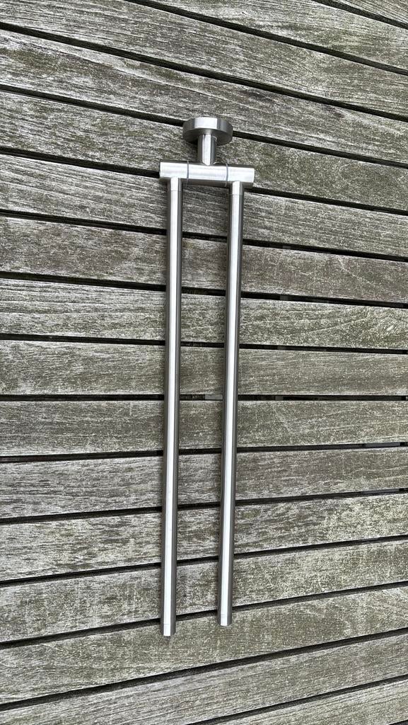 Handdoek houder inox, Ophalen of Verzenden, Zo goed als nieuw, Handdoekenrek