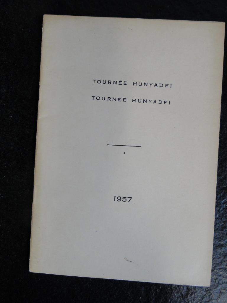 Tournée Hunyadfi 1957, Ophalen of Verzenden, Zo goed als nieuw, Watersport en Hengelsport