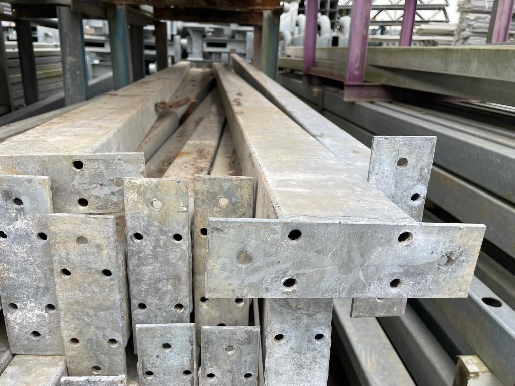 Kokerprofielen 100x60x2mm | Lengte: 3850 mm, Enlèvement ou Envoi, Utilisé, Métal, Autres types