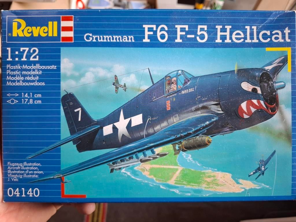 Revell - Grumman F6 F-5 Hellcat 04140, Enlèvement ou Envoi, Comme neuf, Revell