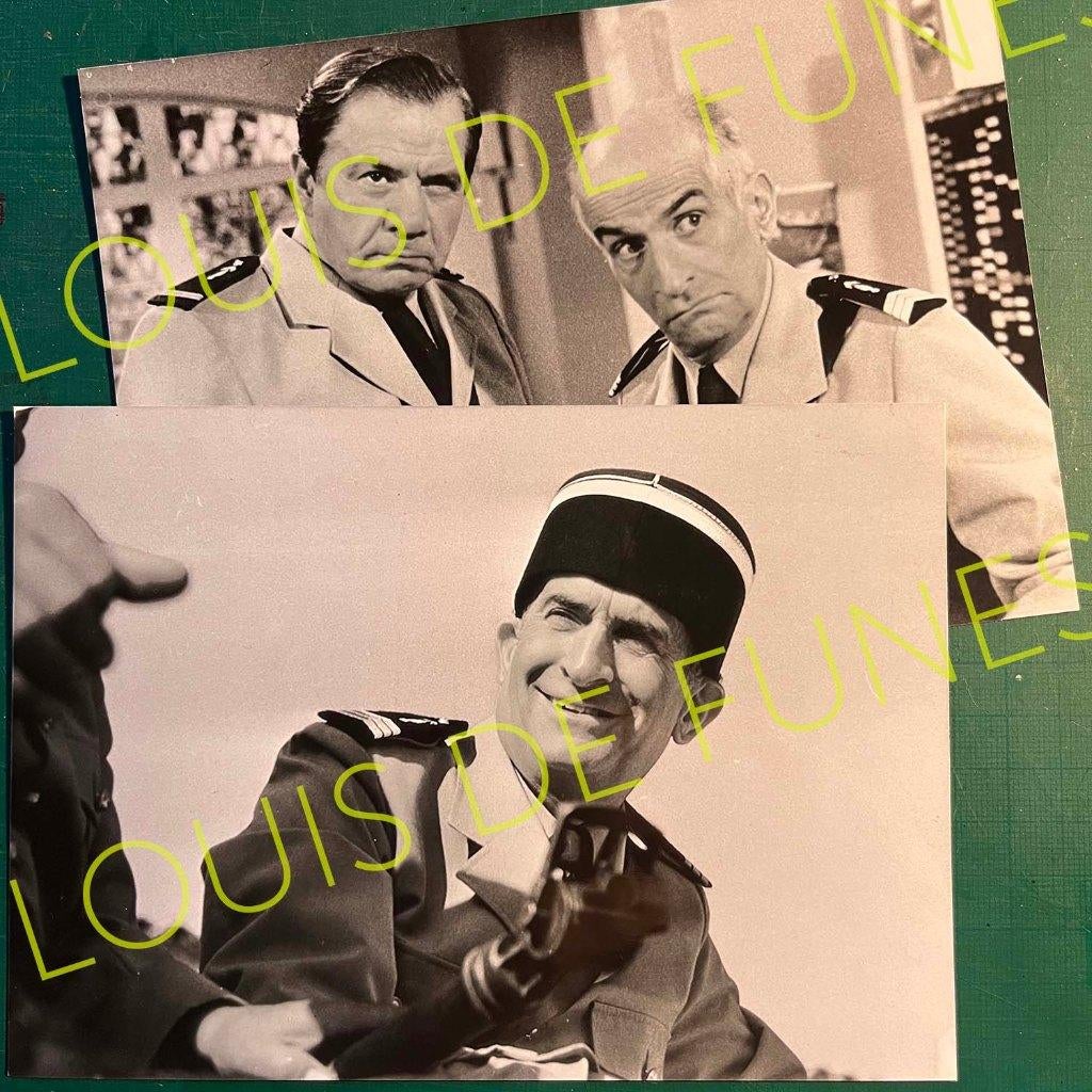 Photos de presse originales de Louis De Funès, Enlèvement ou Envoi, Comme neuf, Film, Photo ou Carte
