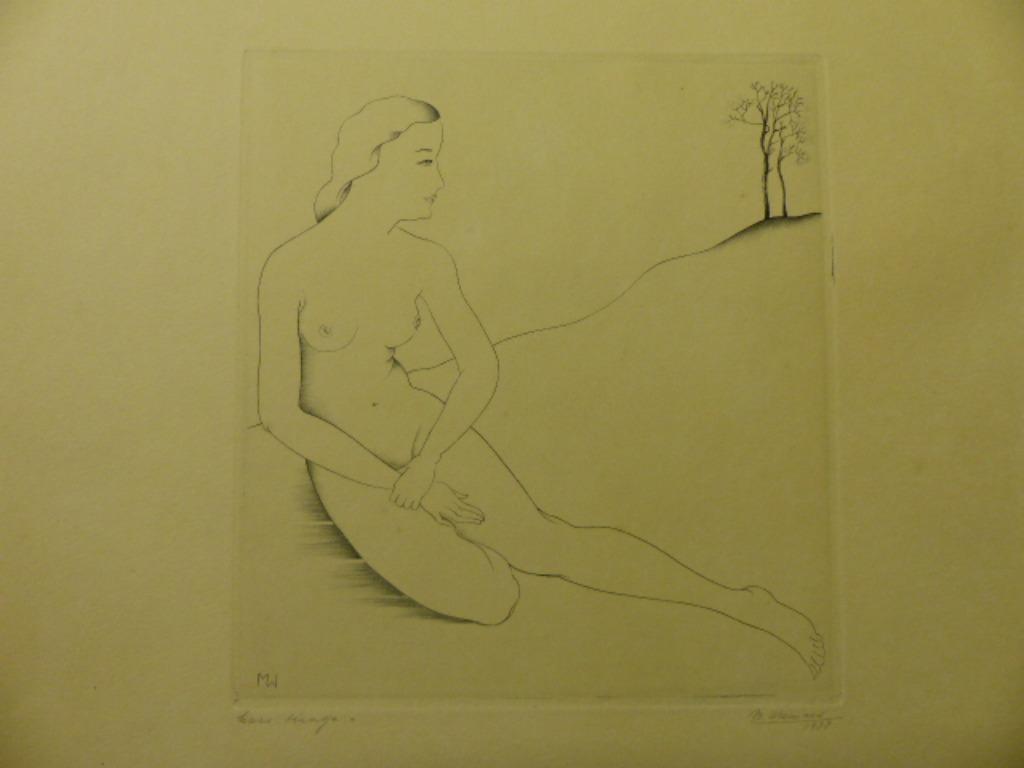 WEEMAES, Margot, gravure de 1938, Enlèvement ou Envoi
