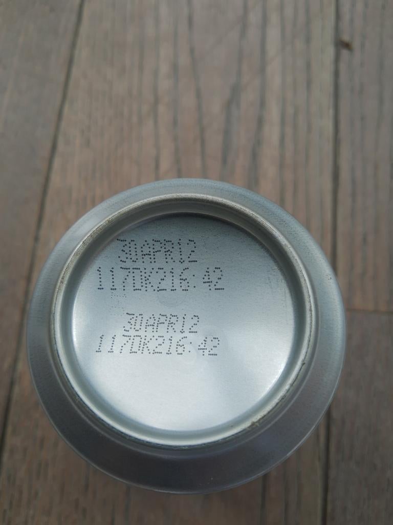 Leeg blikje Coca-Cola 2012 ; 125 jaar bestaan, Ophalen of Verzenden, Zo goed als nieuw