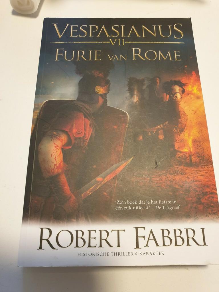 Robert Fabbri - Furie van Rome  VESPASIANUS DEEL VII 7, Boeken, Thrillers, Zo goed als nieuw, Ophalen of Verzenden