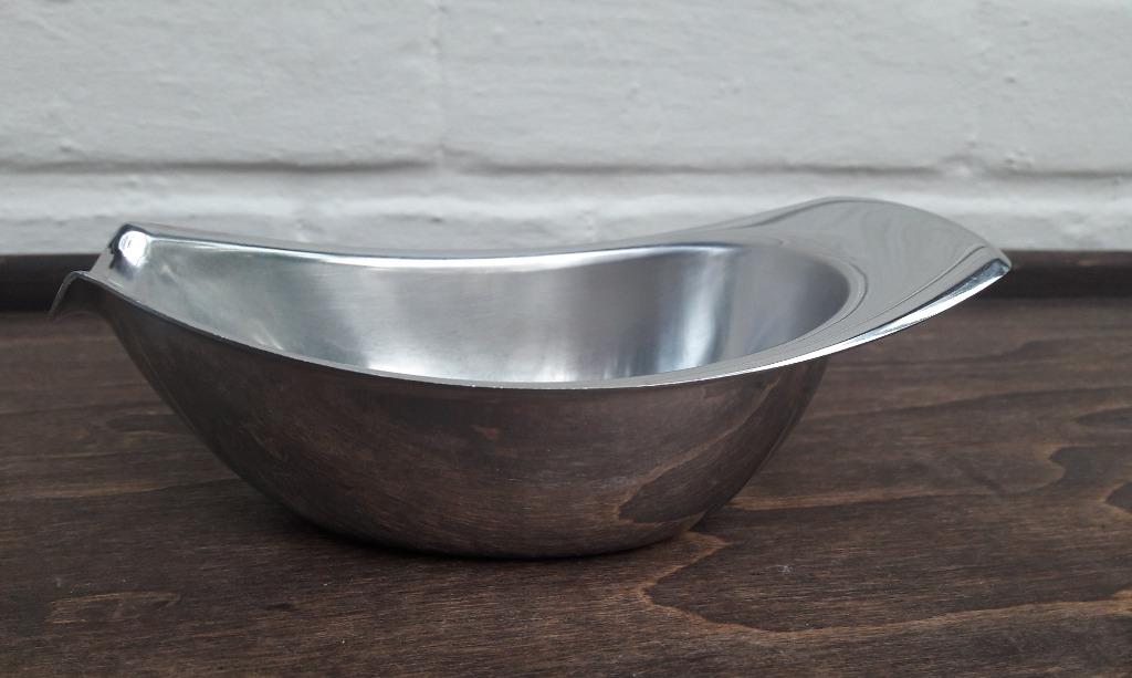 Alfra Alessi vintage stainless steel sauskommetje, Overige materialen, Ophalen of Verzenden, Zo goed als nieuw, Kom(men)