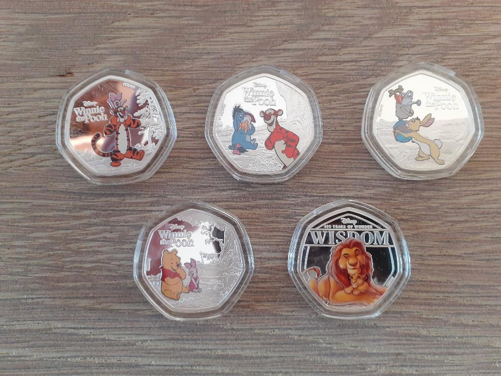 Solomon Islands - 5x 50 cents - Disney, Ophalen of Verzenden, Setje