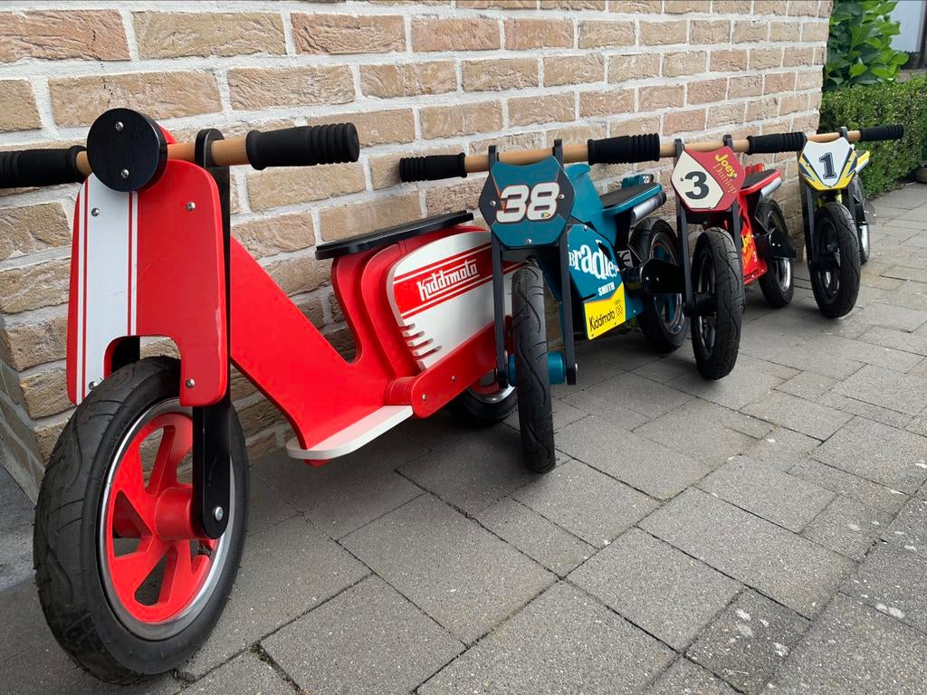 Kiddimoto loopfietsjes, Ophalen, Nieuw