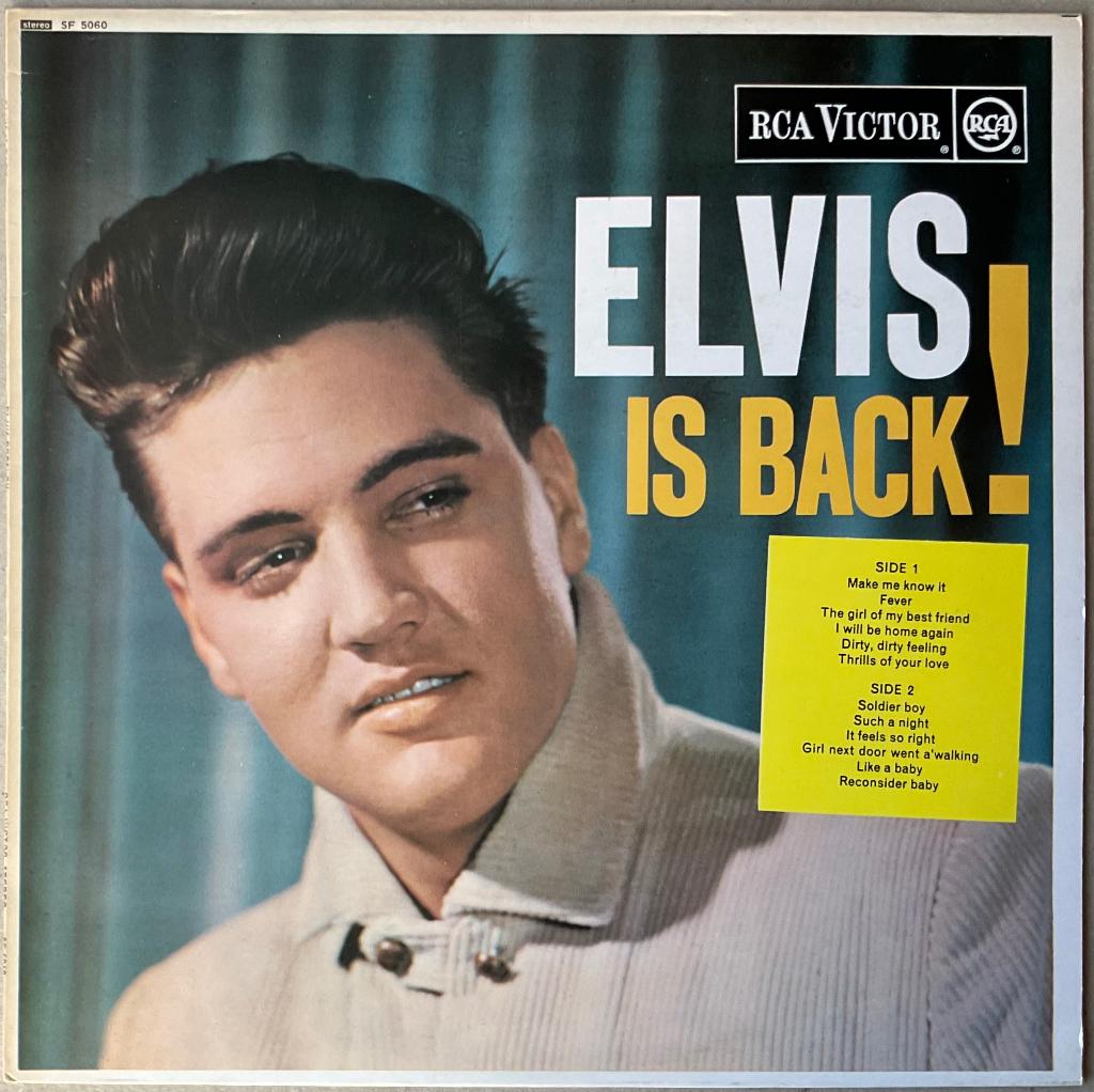Elvis Presley. Vinyl "Elvis Is Back" UK 1971, Verzenden, Zo goed als nieuw, 12 inch, Poprock