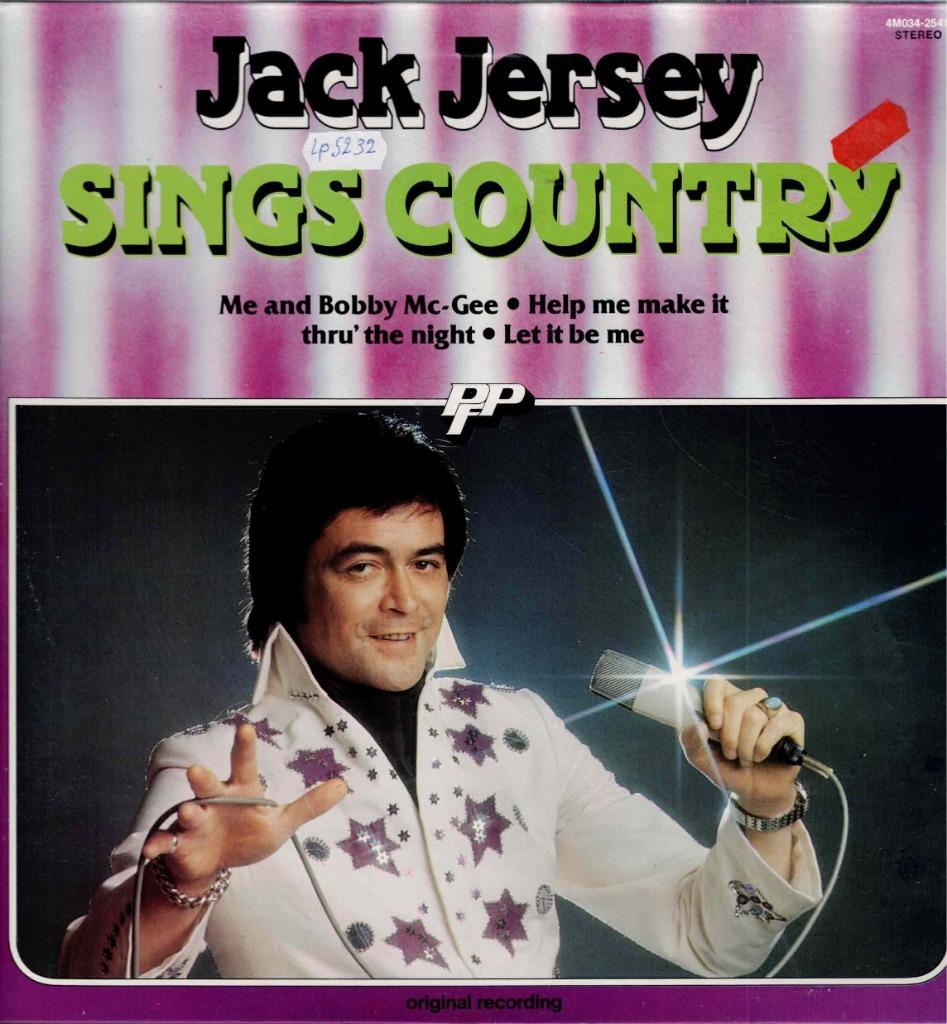 Vinyl, LP    -   Jack Jersey – Jack Jersey Sings Country, Ophalen of Verzenden, Overige formaten