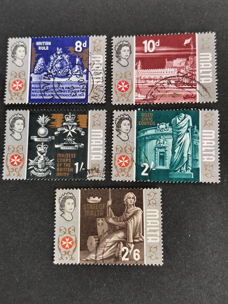 Malta 1965 - onafhankelijkheid, Ophalen of Verzenden, Malta, Gestempeld