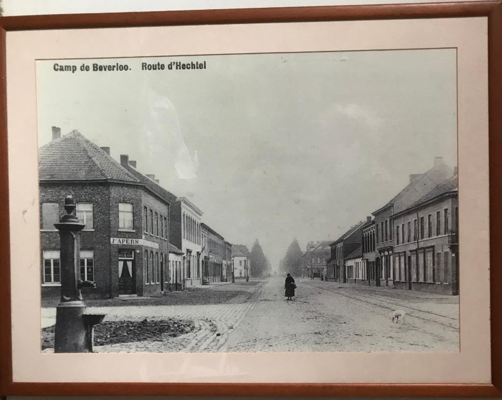 Leopoldsburg -Camp Beverloo foto van vroeger met kader, Ophalen