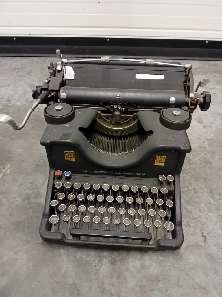 Oude typemachine, Enlèvement