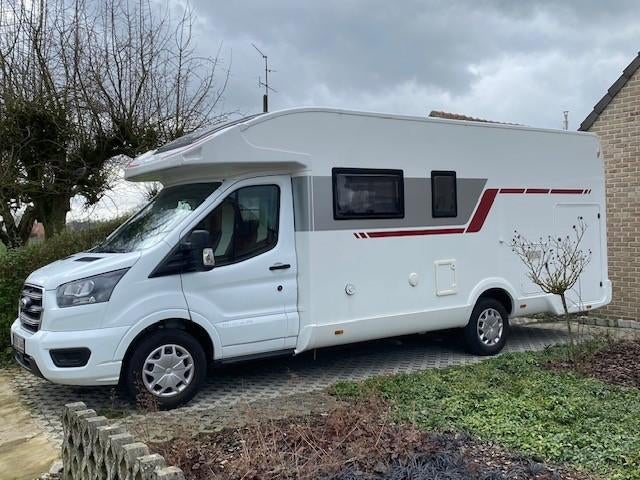 mobilhome, Caravans en Kamperen, Mobilhomes, Particulier, tot en met 5, Half-integraal, Ford, Ford, Diesel, Automaat, L-zit, 7 tot 8 meter