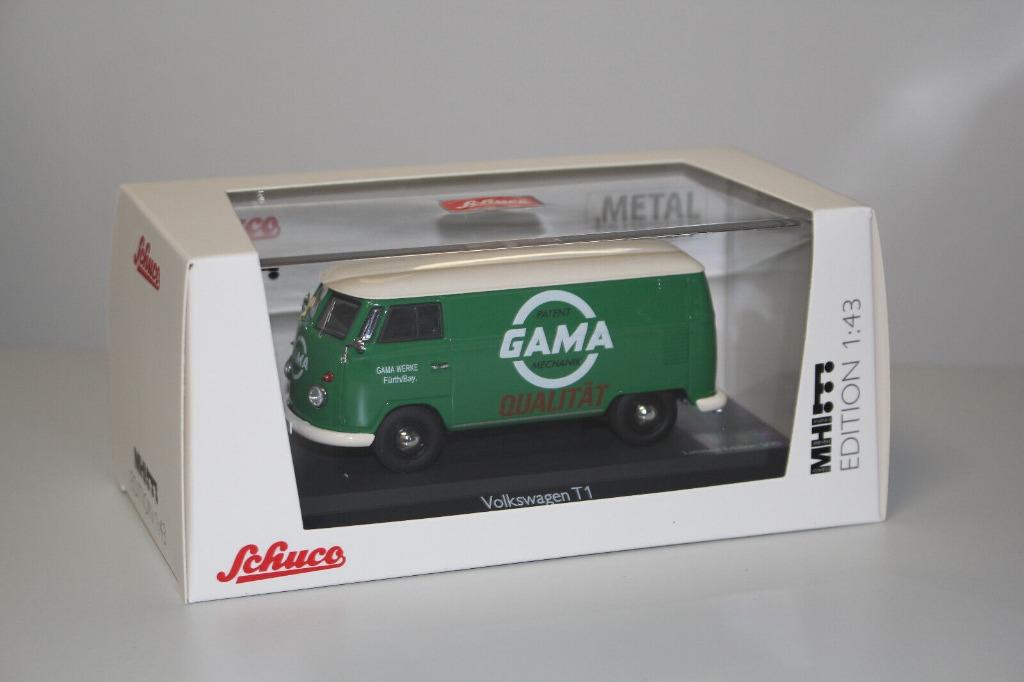 1:43 Schuco VW Volkswagen T1 T1b Bulli Kastenwagen Gama, Enlèvement ou Envoi, Neuf, Voiture, Schuco