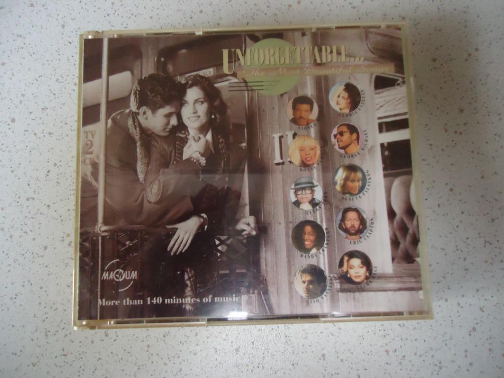 Lot 168 CD "Unforgettable" The Most Beautiful Love Songs., CD & DVD, Enlèvement ou Envoi, Utilisé, Musique du monde
