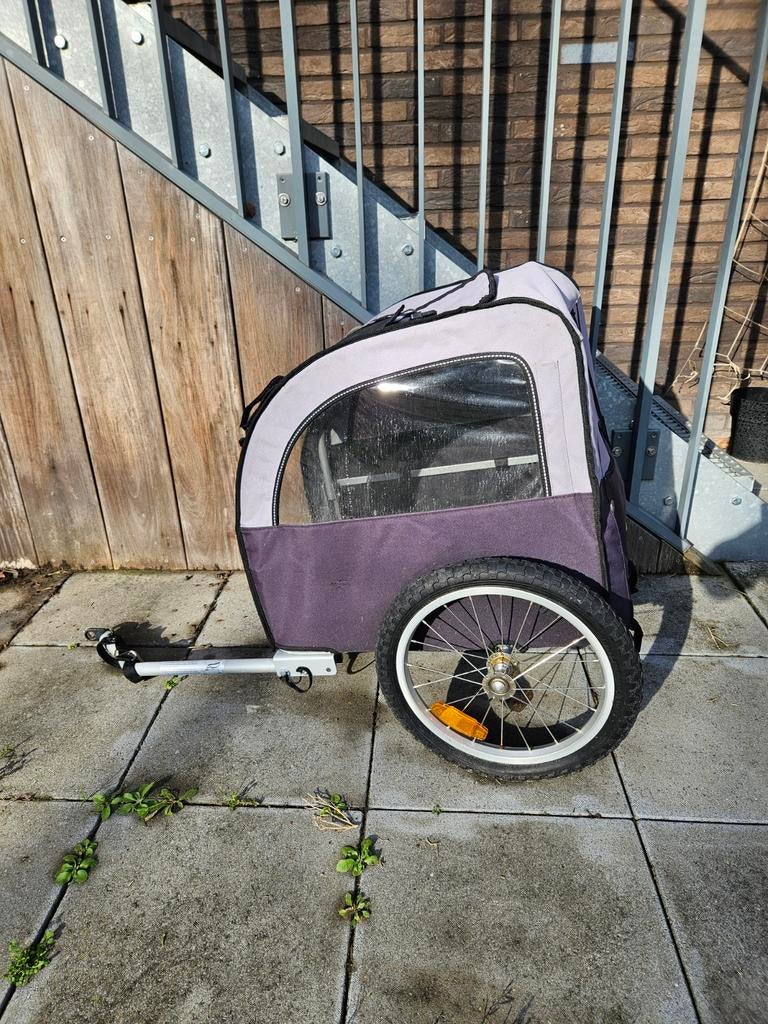 Hondenkar voor fiets, Ophalen, Hondenkar