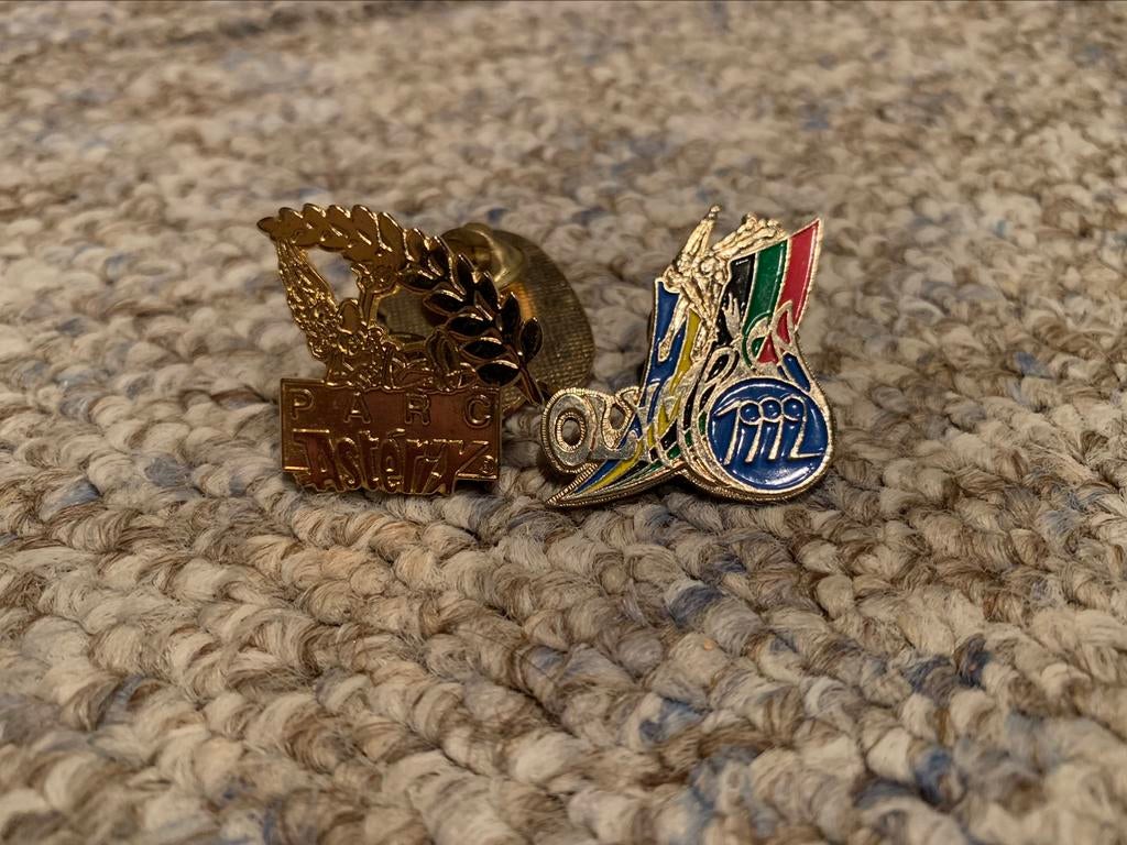 Pins Parc Astérix en Olympische Spelen van 1992, Zo goed als nieuw, Sport, Speldje of Pin