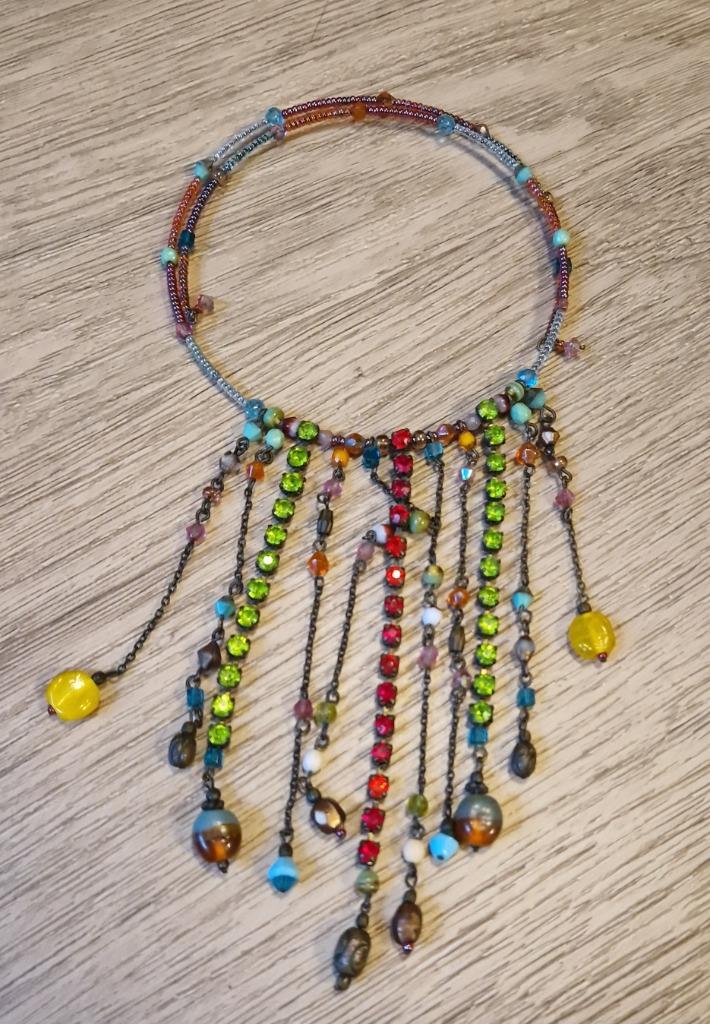 Collier ras de cou, Bijoux, Sacs & Beauté, Colliers, Enlèvement ou Envoi, Autres matériaux, Avec pendentif, Neuf