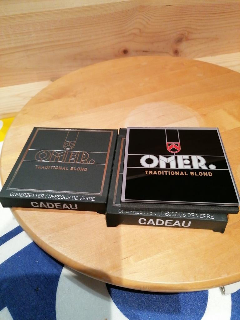 €5 voor 2 Omer onderleggers, onderzetters, Verzamelen, Merken en Reclamevoorwerpen, Ophalen of Verzenden, Nieuw