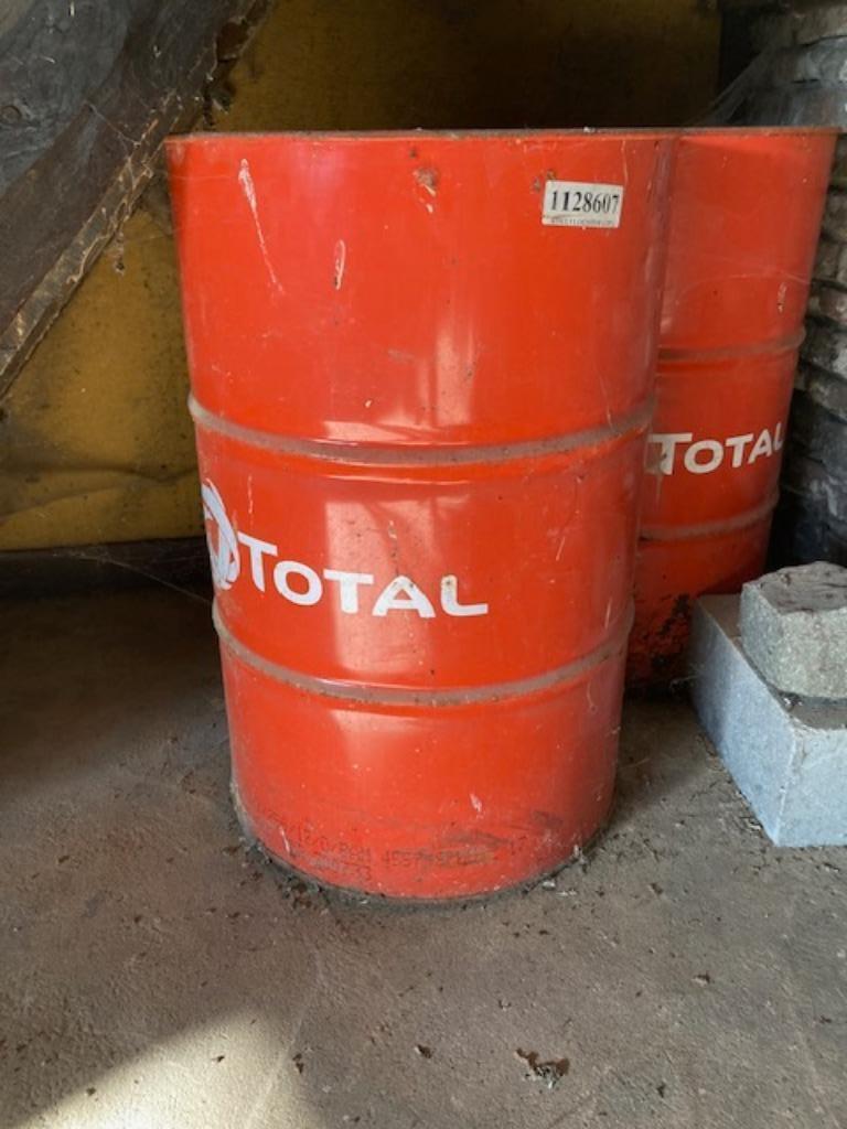 leeg olievat total, Enlèvement, Utilisé