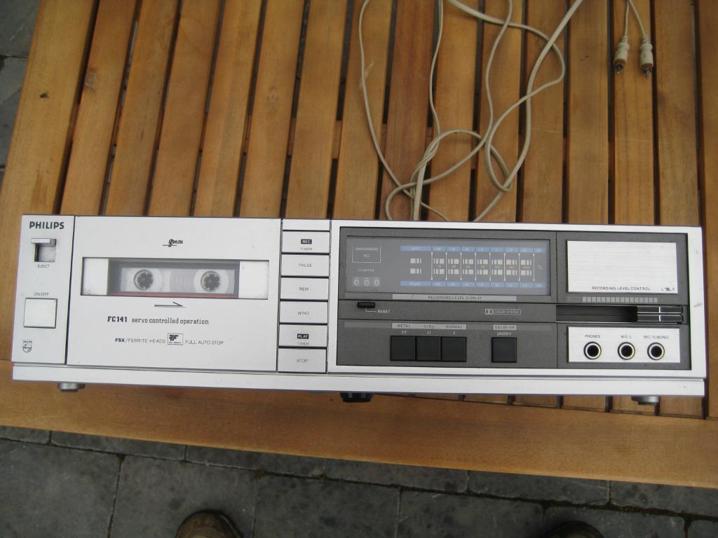 Philips FC 141 deck cassette, Ophalen, Enkel, Philips