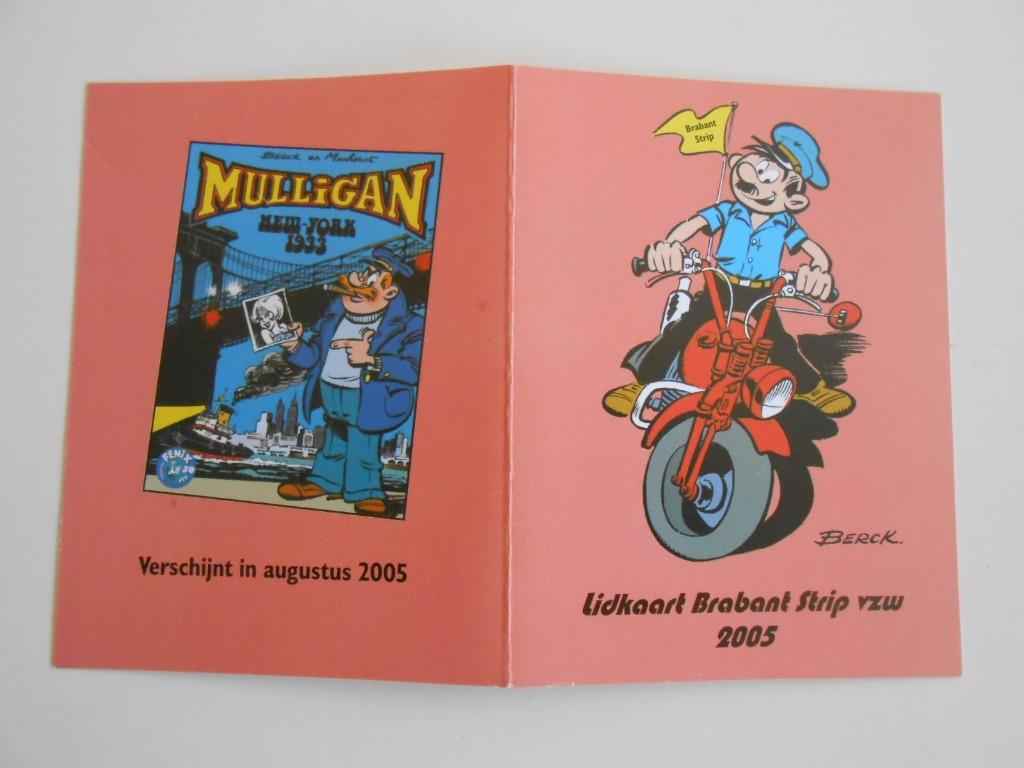 Berck Lidkaart Brabant strip 2005, Enlèvement ou Envoi