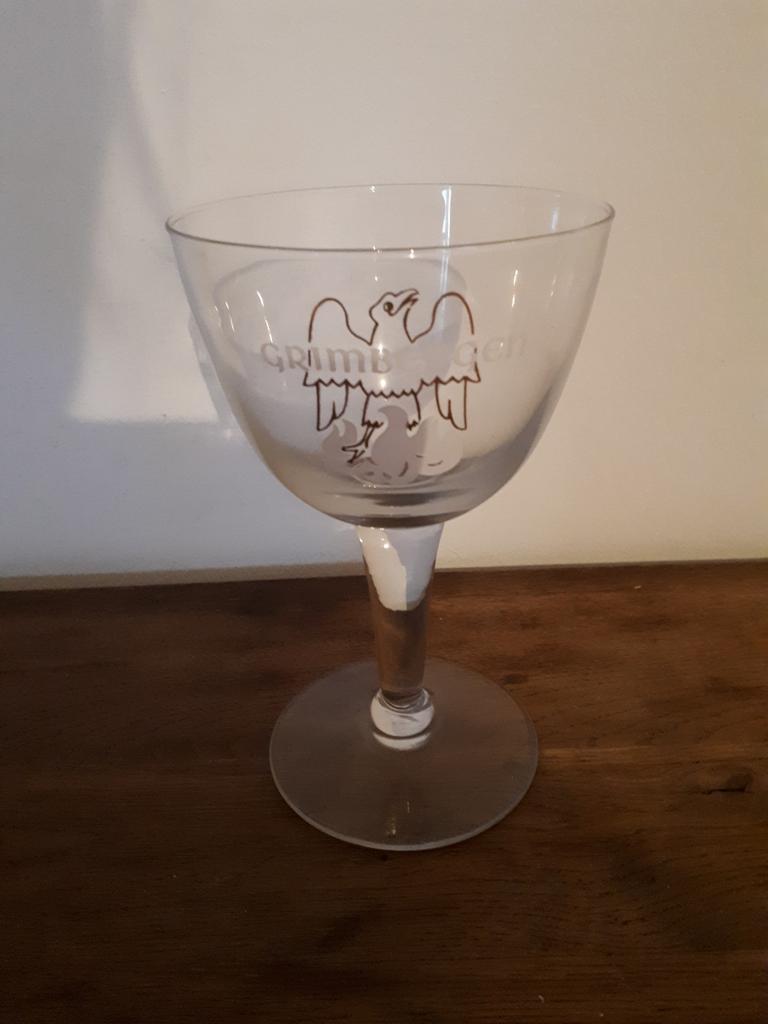 Verre à bière Grimbergen, Collections, Enlèvement ou Envoi