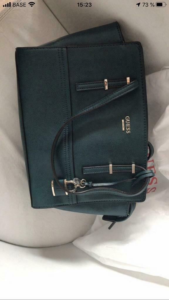 Sac guess, Comme neuf, Vert, Sac à main