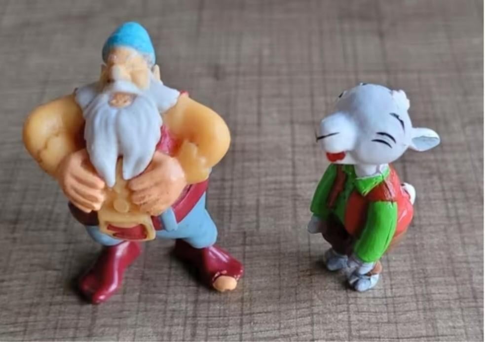 Efteling sprookjesbos: 2 miniatuurfiguurtjes, Verzamelen, Ophalen of Verzenden, Zo goed als nieuw