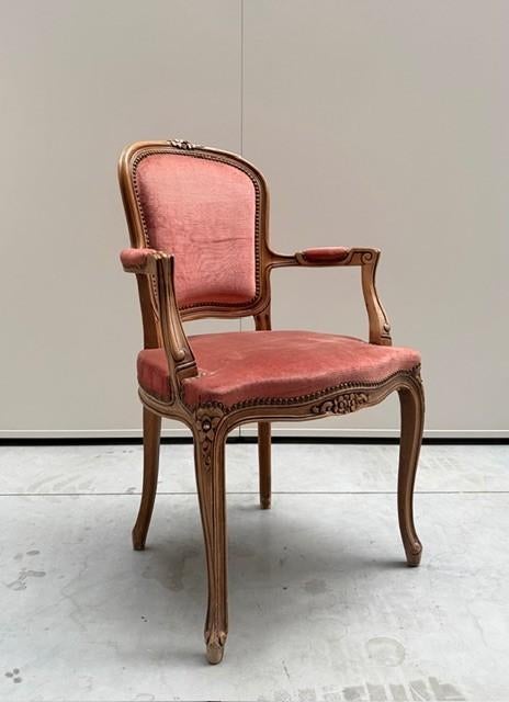 Rococo stoel, Huis en Inrichting, Ophalen, Gebruikt, Rococo, Bruin