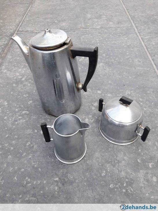 Retro koffieset, Antiek en Kunst, Ophalen of Verzenden