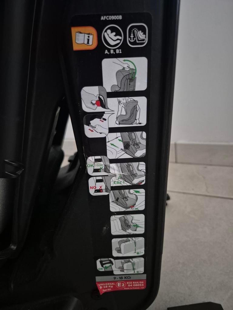 Kinderautostoel 9-18 kg met ISOFIX- zeer nette staat, Ophalen