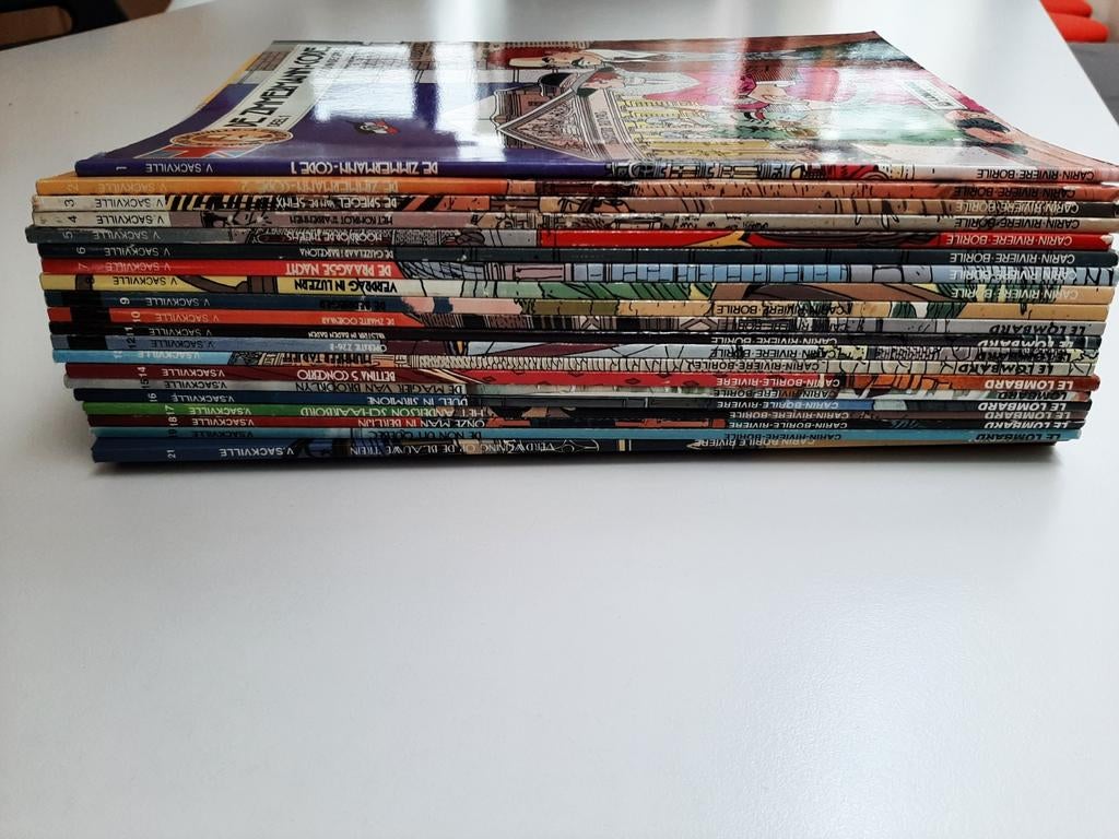 stripreeks Victor Sackville, Livres, BD, Plusieurs BD, Enlèvement, Comme neuf, Carin, Riviere, Borile