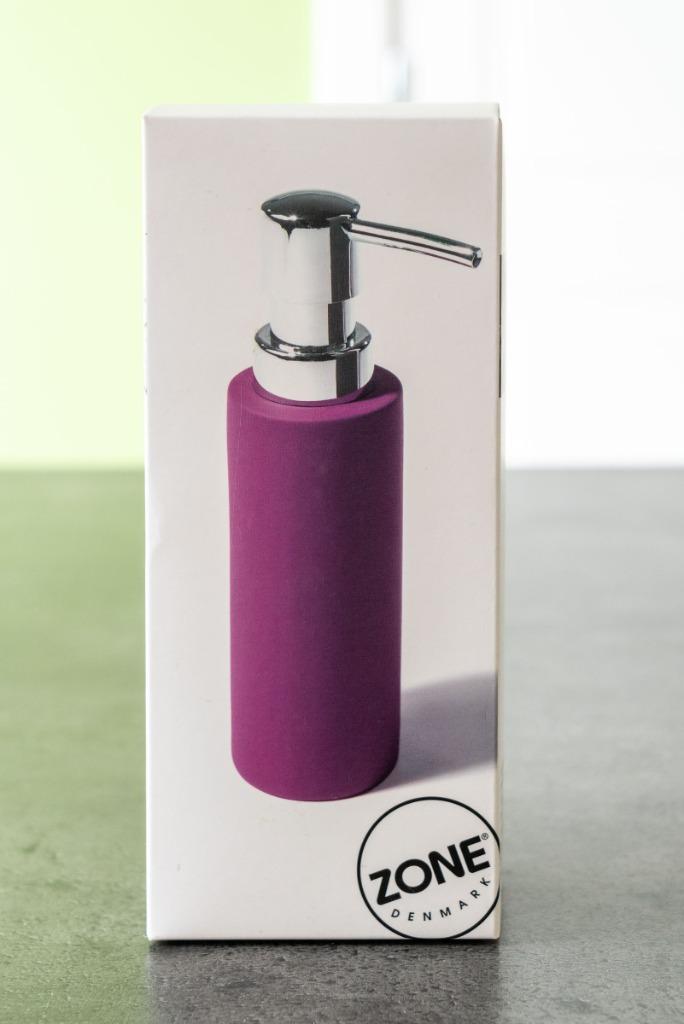 Distributeur de savon, marque Zone Danemark, NEUF, Envoi, Neuf, Violet, Autres types