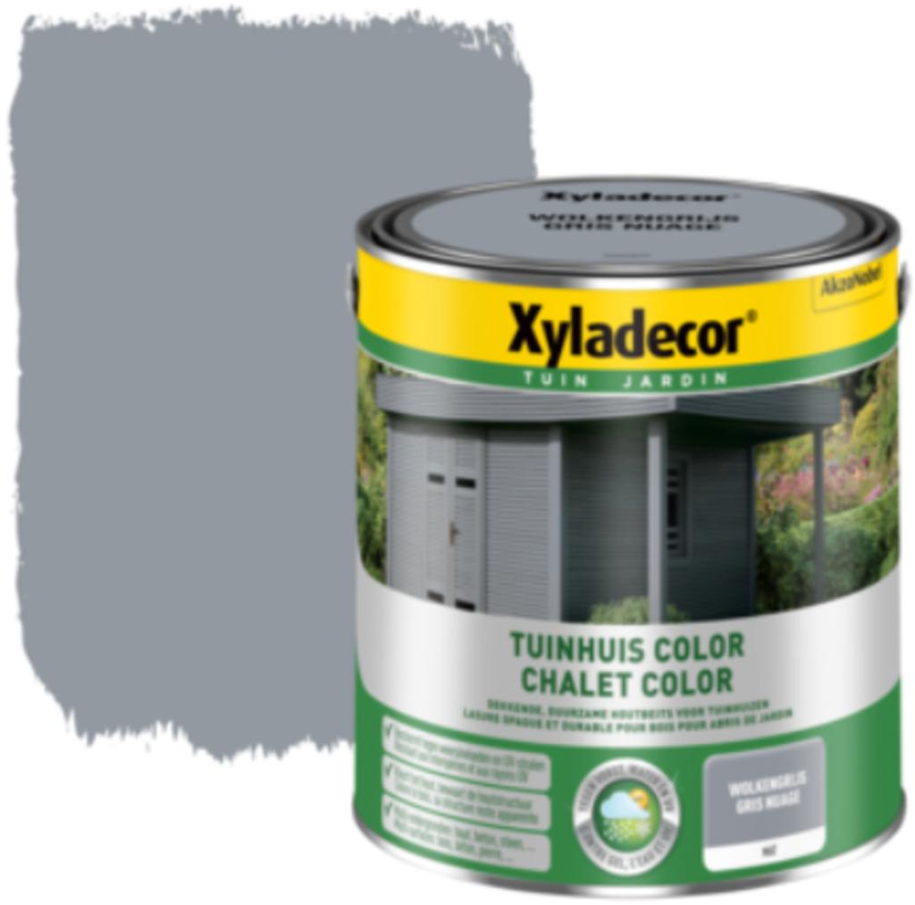2 pots lasure chalet Xyladecor gris nuage 2,5L - NEUFS, Bricolage & Construction, Peinture, Vernis & Laque, Neuf, Moins de 5 litres