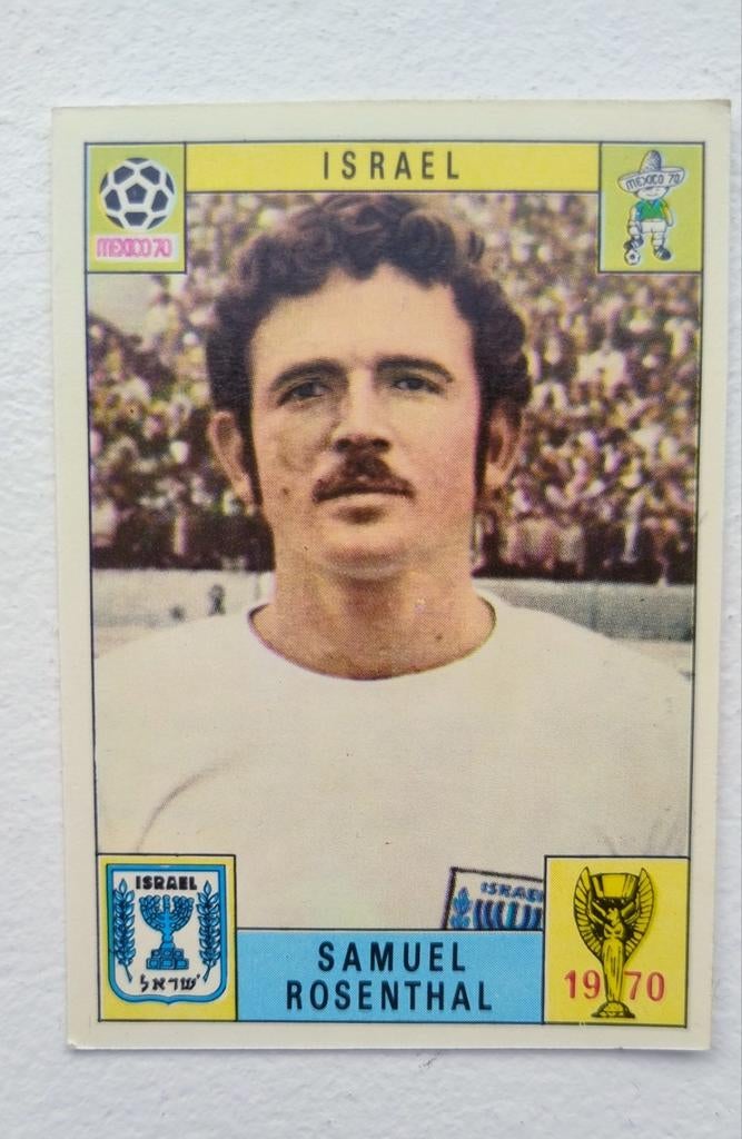 Panini Mexico 70: Israël - Samuel Rosenthal., Ophalen of Verzenden, Zo goed als nieuw