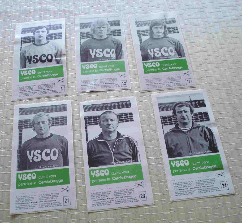 Voetballers Cercle Brugge jaren '70, Ophalen of Verzenden, Gebruikt, Foto